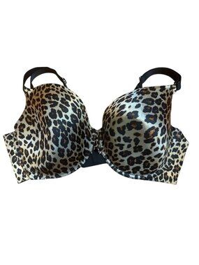 Secret Treasures Wild Side Leopard Push‑Up Bra 40DDD